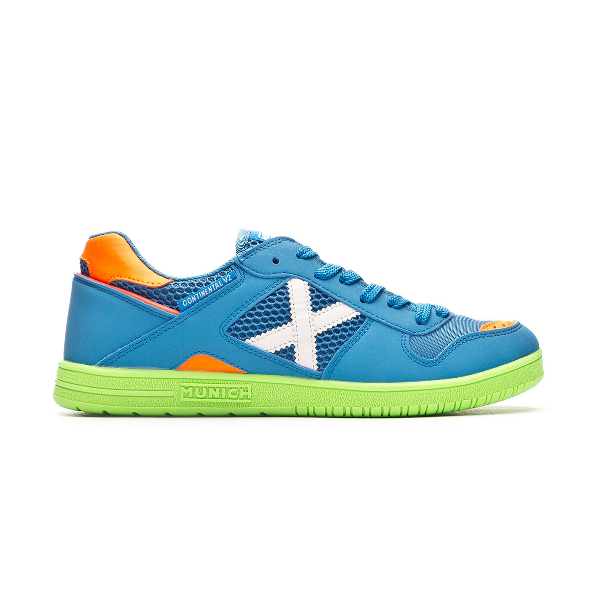 Zapatilla de Fútbol sala Munich Continental V2 Azul - Fútbol Emotion