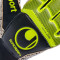 Guante Supergrip+ Flex Frame Carbon Black-Fluo Yellow