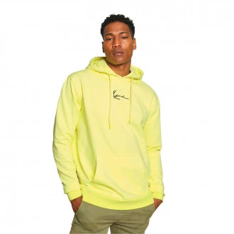 Sudadera Small Signature Oversize Washed Crew light yellow