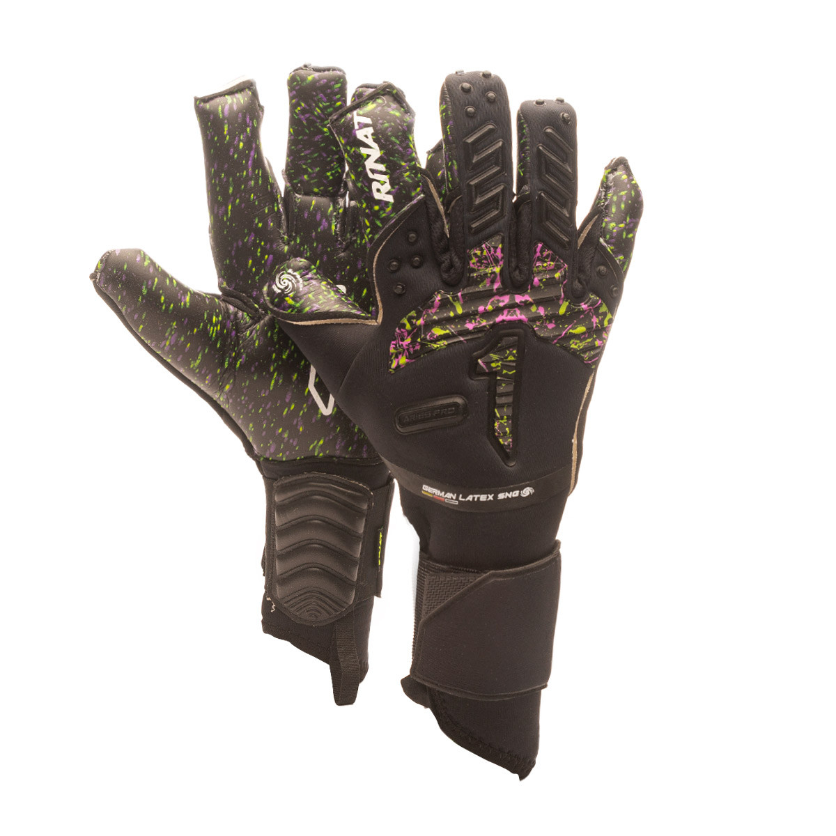 Guante de portero Rinat Aries Pro Black - Fútbol Emotion