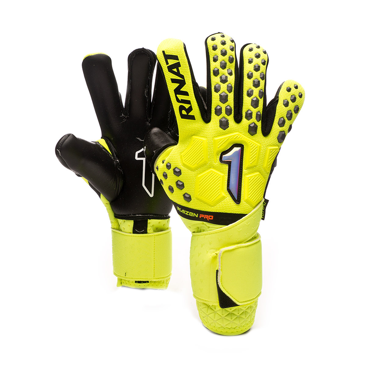 Guante portero Rinat Kaizen Yellow - Fútbol Emotion
