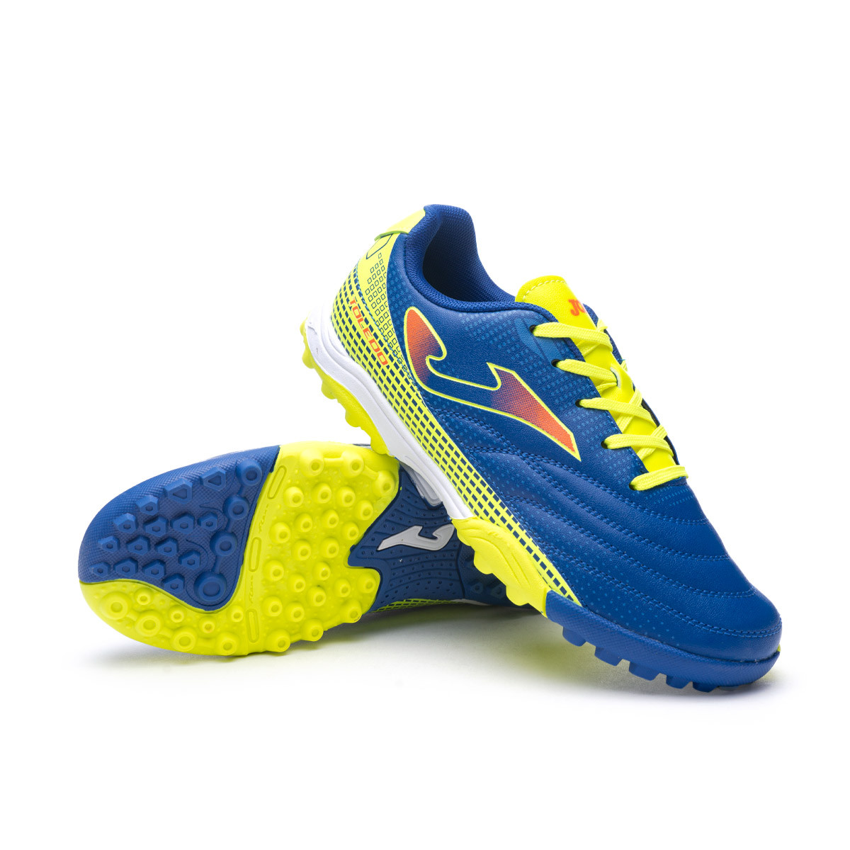 Bota de fútbol Joma Toledo Turf Niño Navi-Yellow - Fútbol Emotion