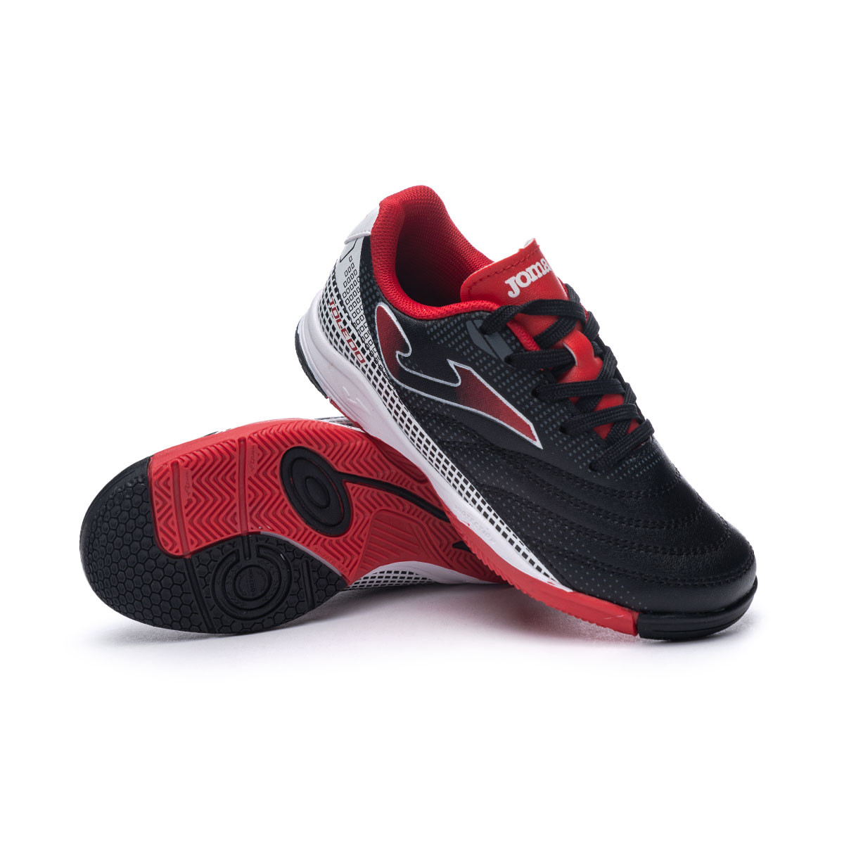 JOMA TOLEDO IC HALLENFUSSBALL FUSSBALLSCHUHE ROT,WEISS SCHACHTEL 