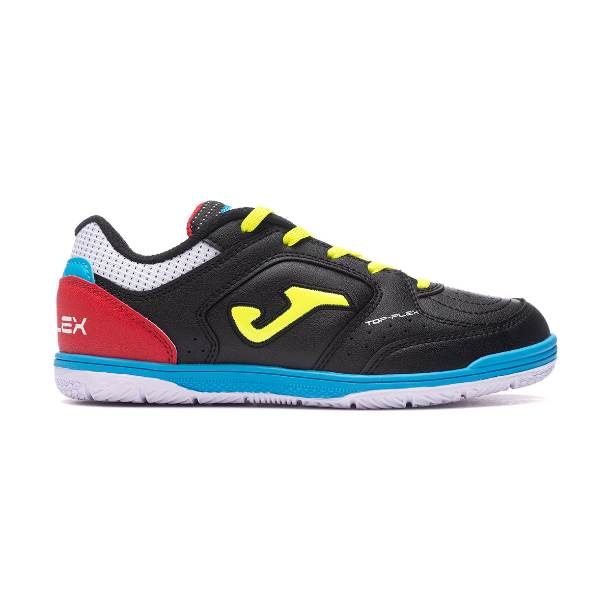 Zapatilla de Fútbol sala Joma Top Flex Niño Negro-Amarillo - Fútbol Emotion
