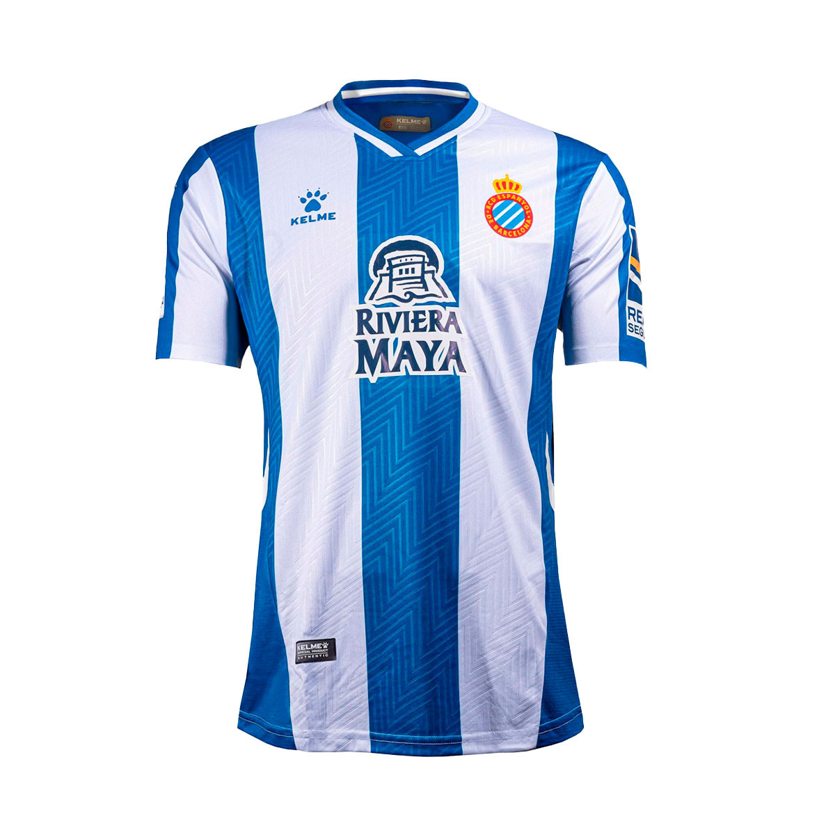 Nadie rojo Inmersión Playera Kelme RCD Espanyol Primera Equipación 2021-2022 Royal-White -  Fútbol Emotion