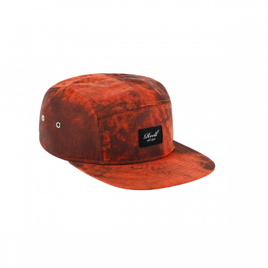 Cap Reell 5-Panel Cap Orange Tie 
