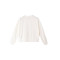 Sudadera Ivy Wide Cropped Crew Sweat Snow White-Orchid Petal