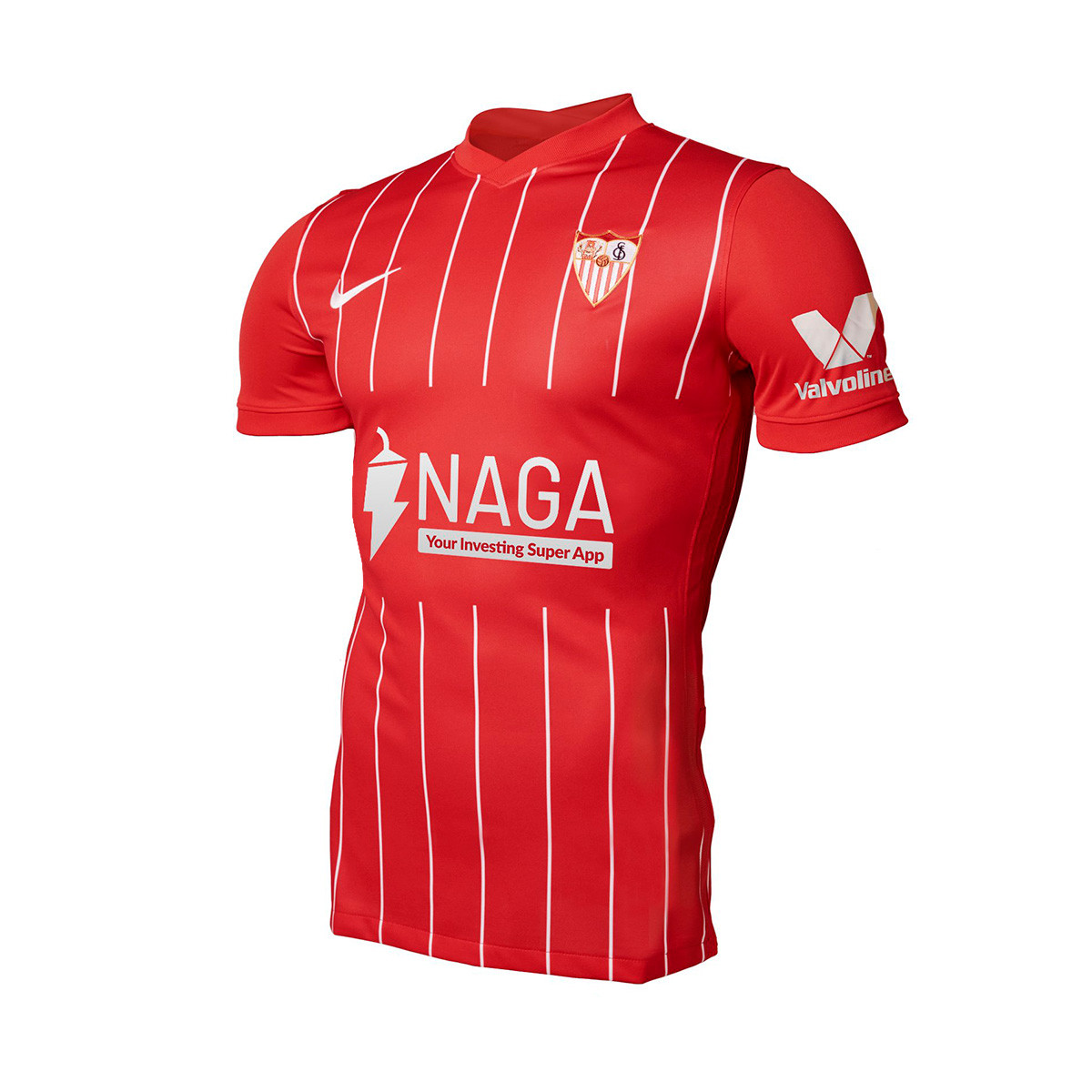 Camiseta Sevilla FC Segunda Equipación Stadium 2021-2022 Red Fútbol Emotion