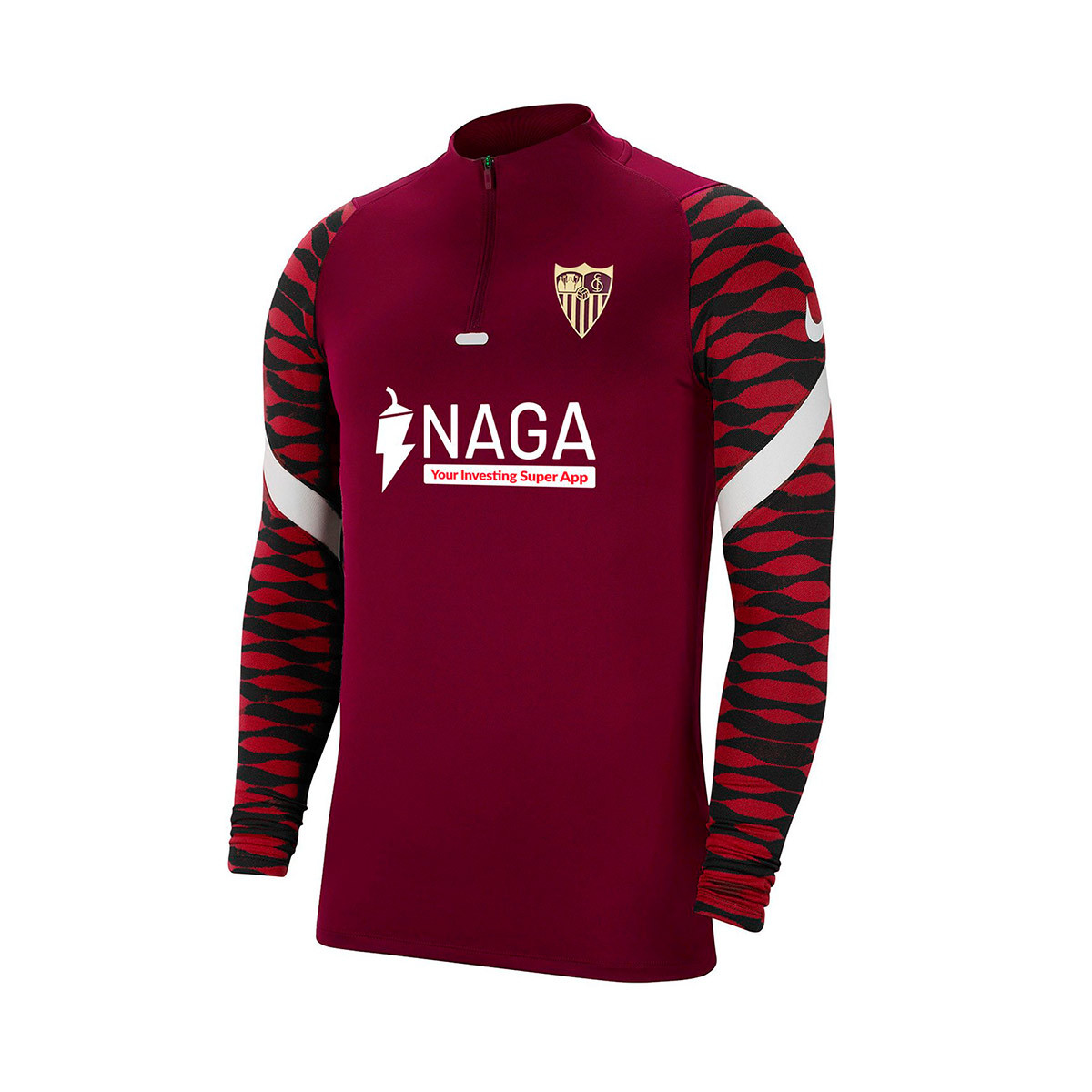 Sudadera Nike Sevilla Training 2021-2022 Niño Carmesí -