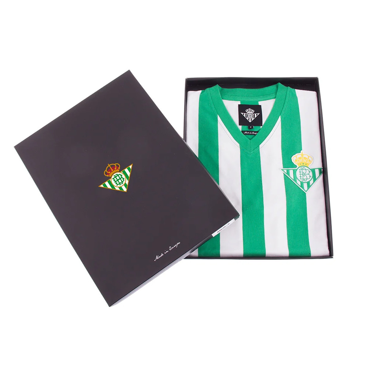 Camiseta COPA Real 1976 - 77 Retro White-Green - Fútbol Emotion