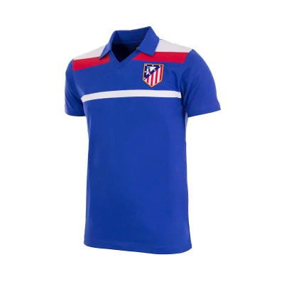Atlético de Madrid 1986 Tercera Equipación Retro Football T-Shirt