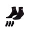 Calcetines Everyday Cushioned Ankle (3 Pares) Black