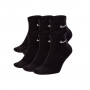 Everyday Cushioned Ankle (6 Pairs)-Black