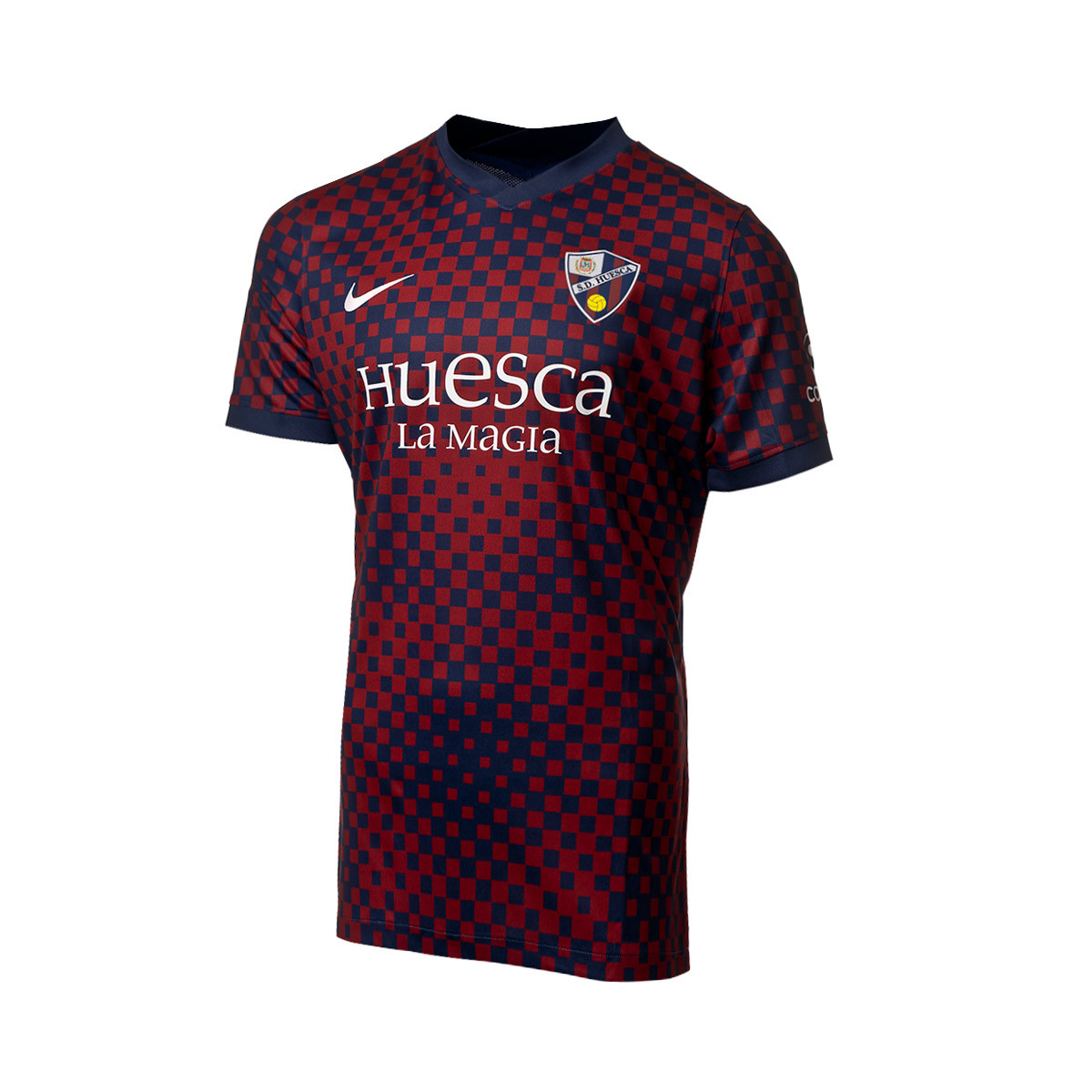 Camiseta Nike SD Huesca Primera Equipación Stadium 2021-2022 Midnight  navy-Team red-White - Fútbol Emotion