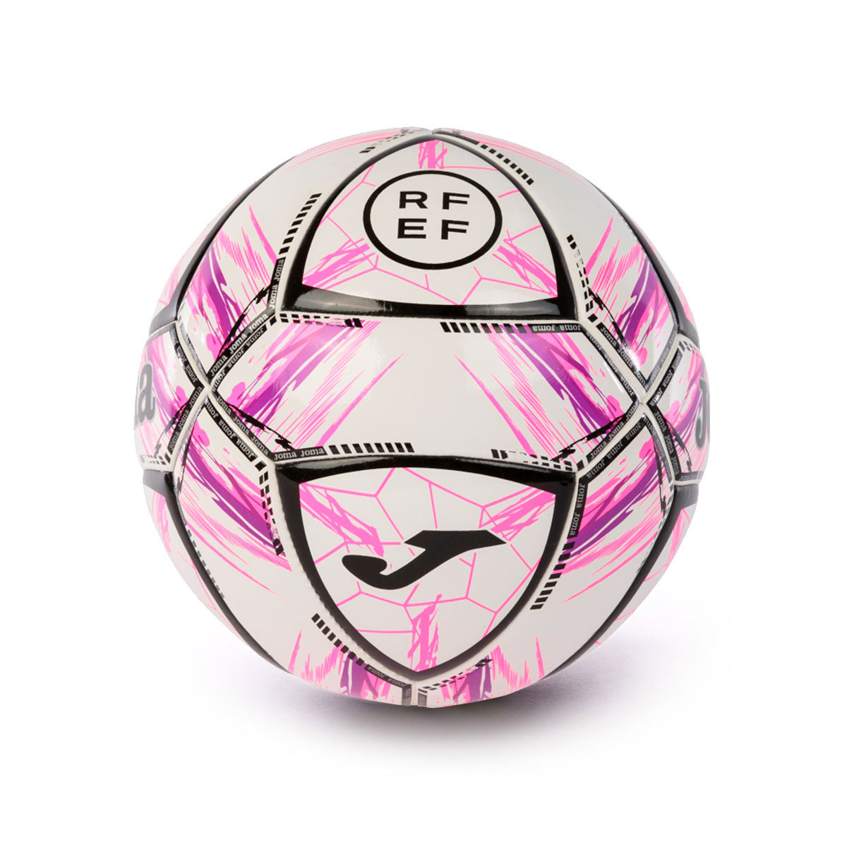 Ball Joma Official RFEF - Top 5 Futsal White-Pink - Fútbol Emotion