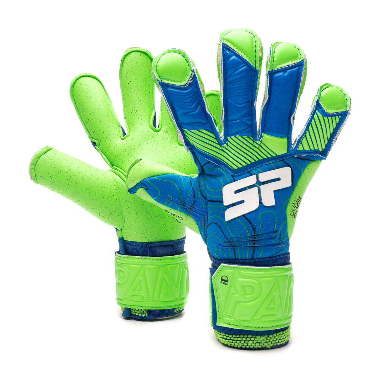 Guante de SP Fútbol Pantera Pro Niño Green-Black-Blue Fútbol