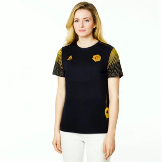 Camiseta Inspiring all footballers 20 aniversario Fútbol Emotion Black-Gold