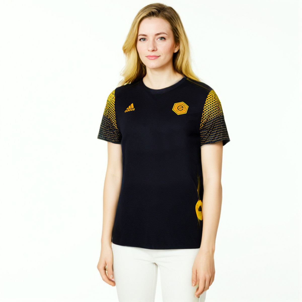 Camiseta adidas Inspiring all footballers 20 aniversario Fútbol Emotion  Black-Gold - Fútbol Emotion