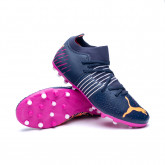Zapatos de fútbol Future 3.2 MG Parisian Night-Neon Citrus-Festival Fuchsia