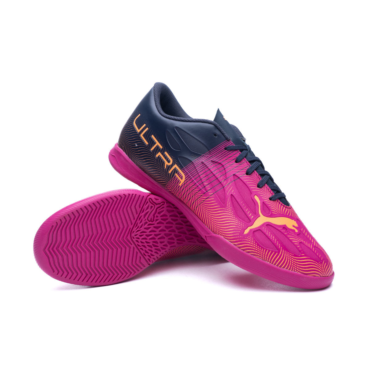 Futsal Shoes Puma Ultra 4.4 IT Festival Fuchsia-Neon Citrus-Parisian Night  - Fútbol Emotion