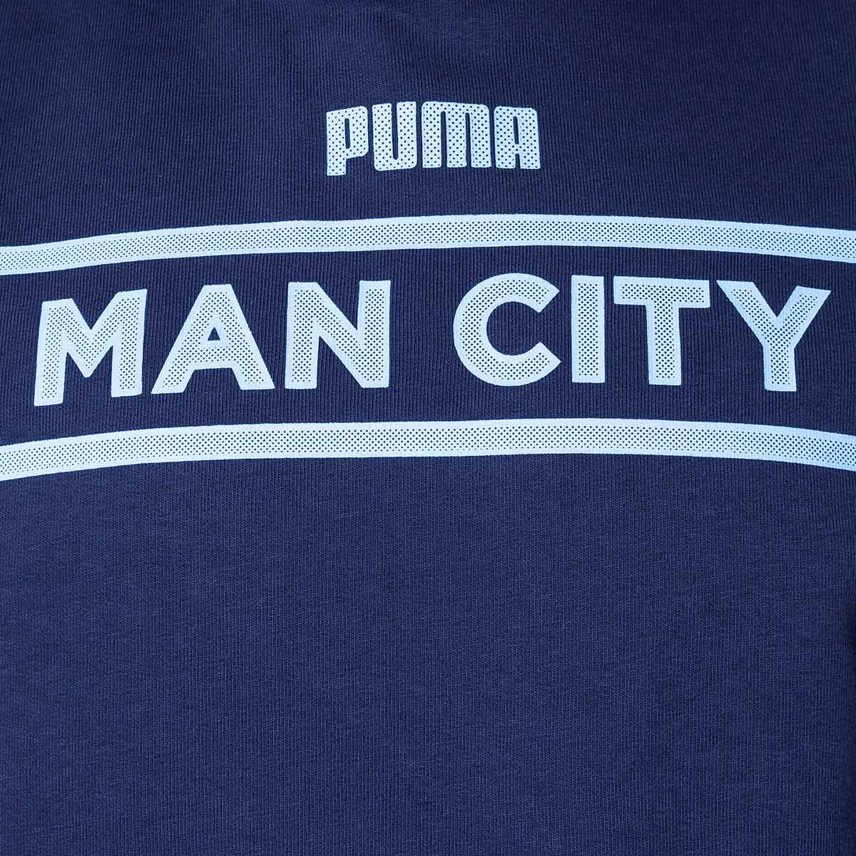 Felpa Puma Manchester City FC Fanswear 2021-2022 Peacoat-Team Light Blue -  Fútbol Emotion
