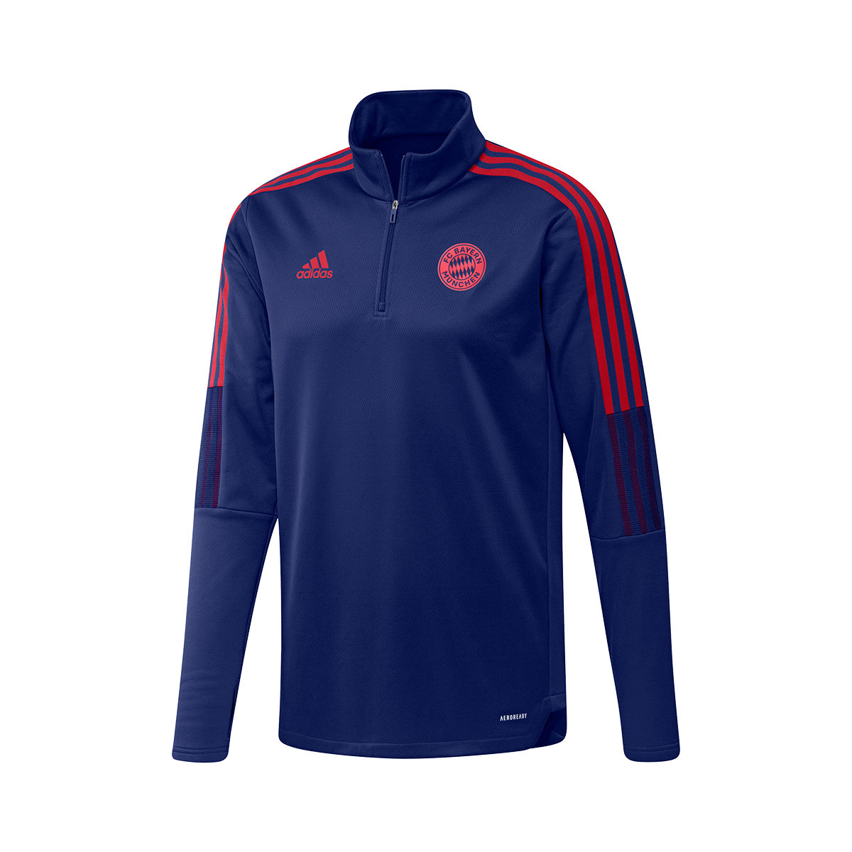 Sudadera adidas FC Bayern de Múnich 2021-2022 Mystery Ink-True Red - Fútbol Emotion