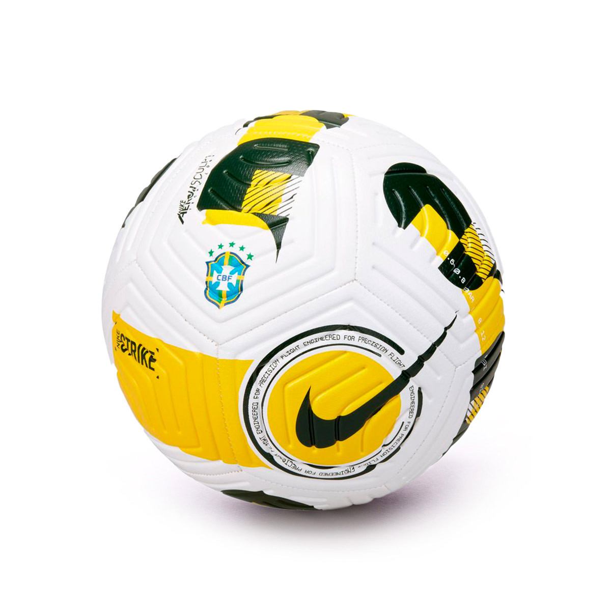 Balón Nike Brasil Strike 2021-2022 White-Tour Yellow - Fútbol Emotion