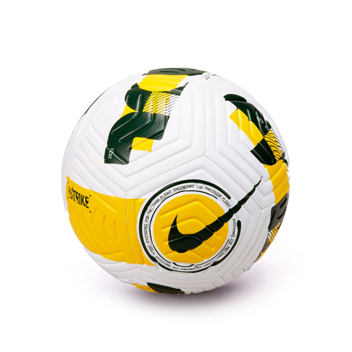 Balón Nike Brasil Strike 2021-2022 White-Tour Yellow - Fútbol Emotion