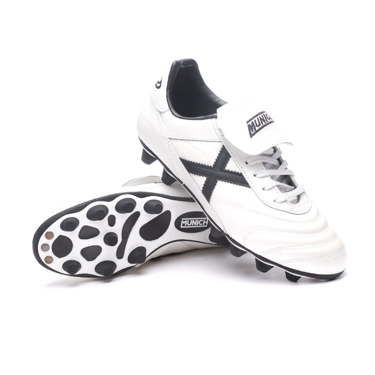 Bota de fútbol Munich Mundial White - Fútbol Emotion