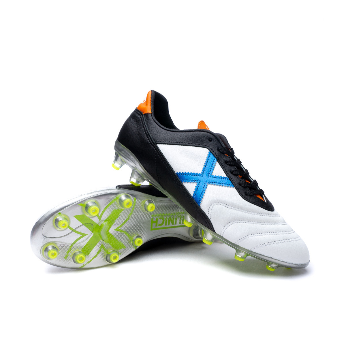 Football Boots Munich Mundial 2.0 FG/AG White - Fútbol Emotion
