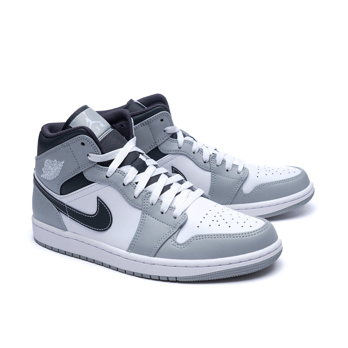 nike air jordan 1 mid light smoke grey
