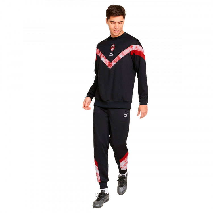 Lange Hosen Puma AC Milan Fanswear 2021-2022 Black-Tango Red - Fútbol  Emotion