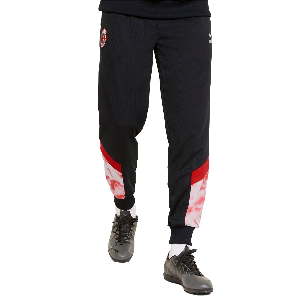Pantaloni lunghi Puma AC Milan Fanswear 2021-2022 Black-Tango Red - Fútbol  Emotion