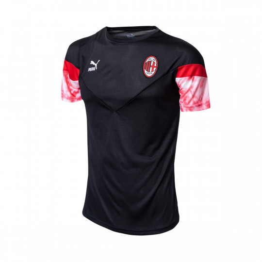 Jersey Puma AC Milan Fanswear 2021-2022 Black-Tango Red - Fútbol Emotion