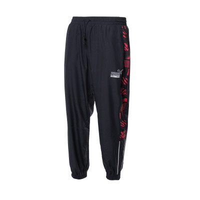 Long pants Puma AC Milan Fanswear 2021-2022 Black-Tango Red - Fútbol Emotion