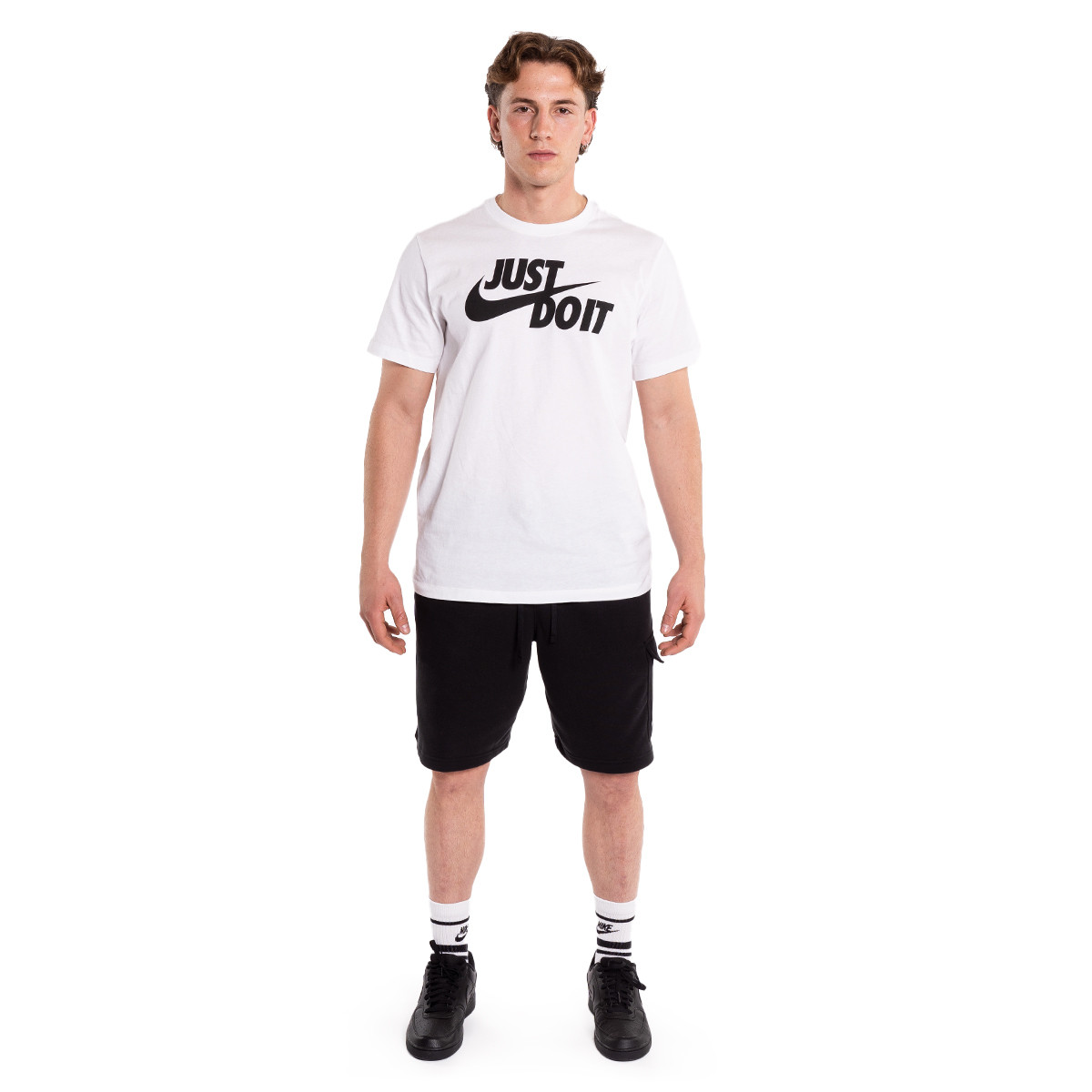 Camiseta Nike Sportswear Do It White-Black - Fútbol Emotion