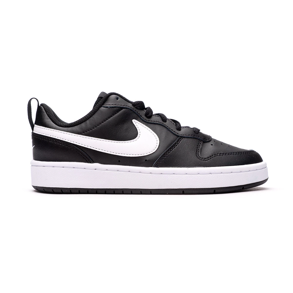 Tenis Nike Court Borough Low 2 Nino Black White Futbol Emotion