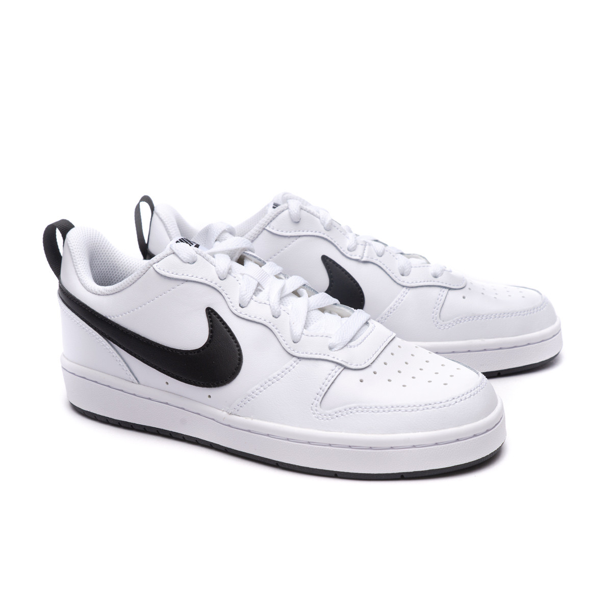 Zapatilla Nike Court Borough Niño White-Black Fútbol Emotion