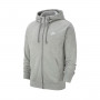 Sportswear Club French Terry Dark Grey Heather-Matte Silver