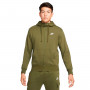 NSW Club Hoodie Full-Zip French Terry Rough Green-Rough Green