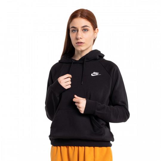 nike black essentials hoodie women's