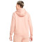 Sudadera Sportswear Essentials Fleece Pullover Hoodie Mujer Rose Whisper