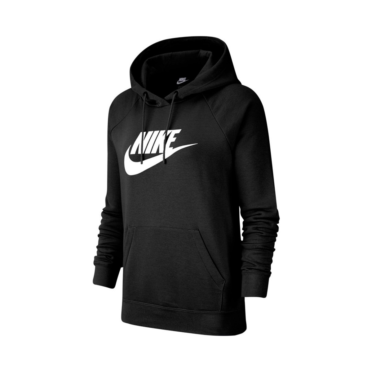 Sudadera Nike NSW Essentials Fleece GX Hoodie Mujer Black - Fútbol Emotion