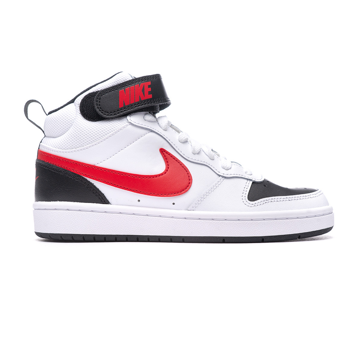 Trainers Nike Court Borough Mid 2 (GS) Niño White-University Red-Black -  Fútbol Emotion
