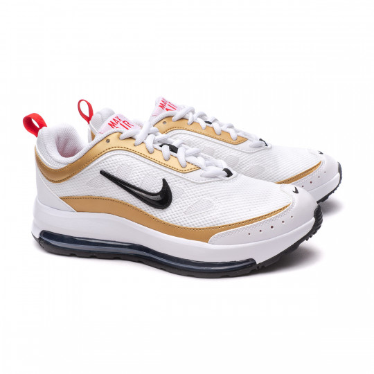 Zapatilla Nike Max AP Mujer White-Black-Metallic Gold-University Red-Meta - Fútbol Emotion
