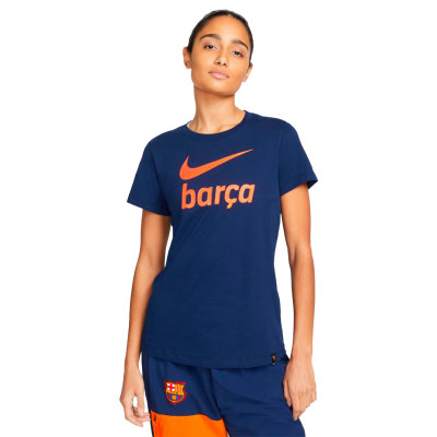 Camiseta Nike FC Barcelona Fanswear Mujer Blue Void - Fútbol Emotion