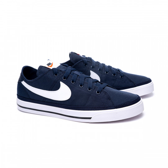 Zapatilla Nike Court Legacy Canvas Obsidian-White-Black Fútbol