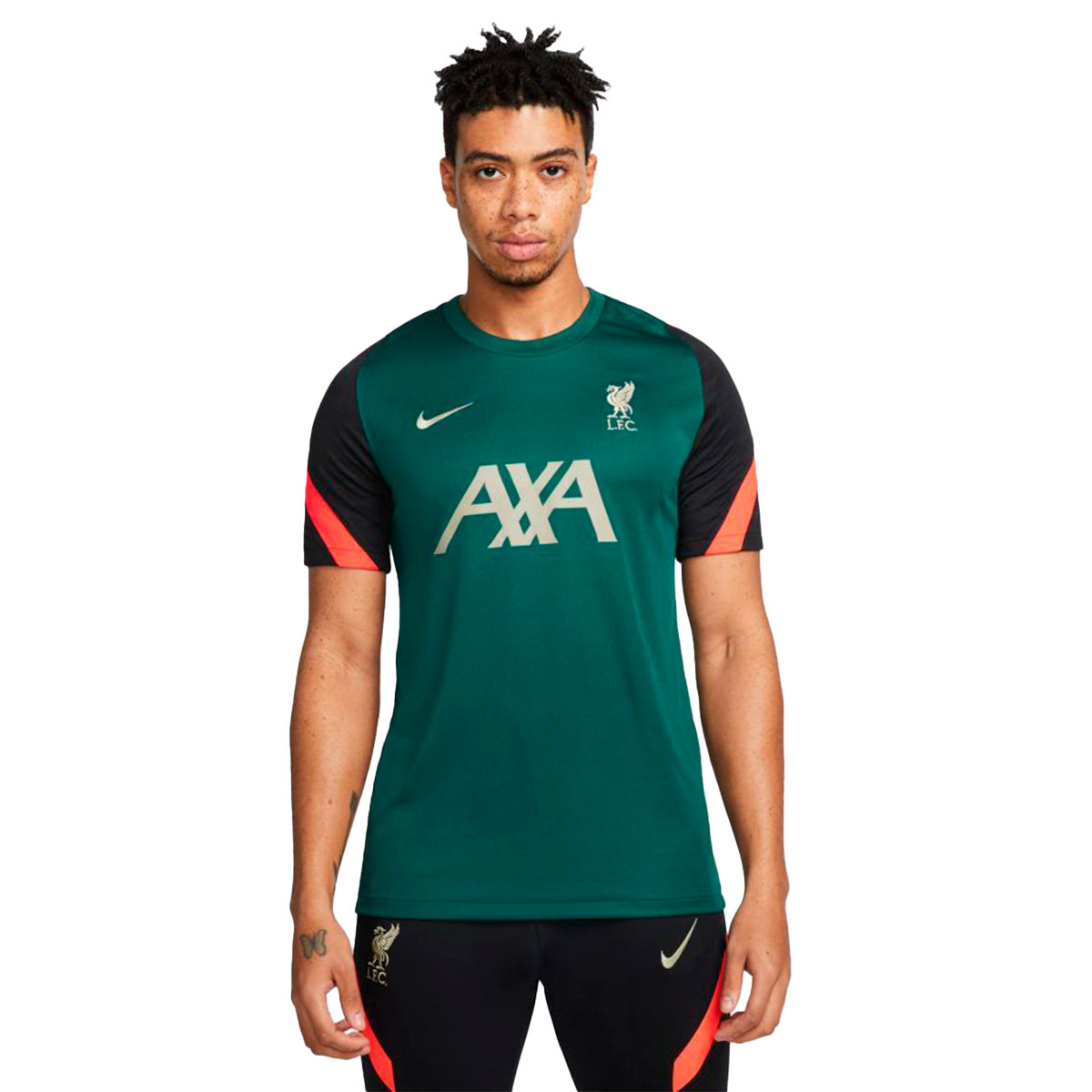 L Black LIVERPOOL FC Training Slim-Fit Football Shirt 