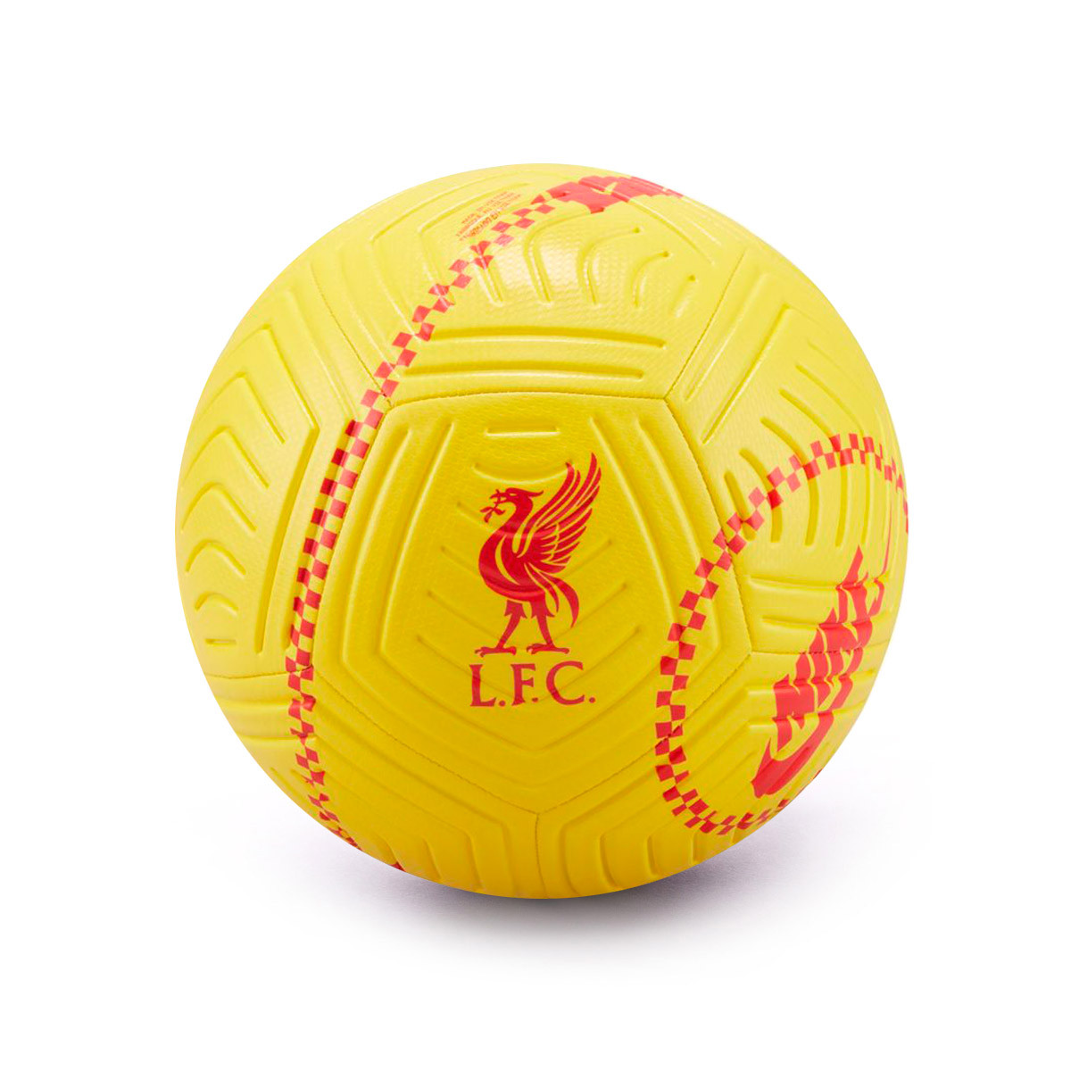 Balón Nike Liverpool FC 2021-2022 Chrome Yellow-Rush Red - Fútbol Emotion