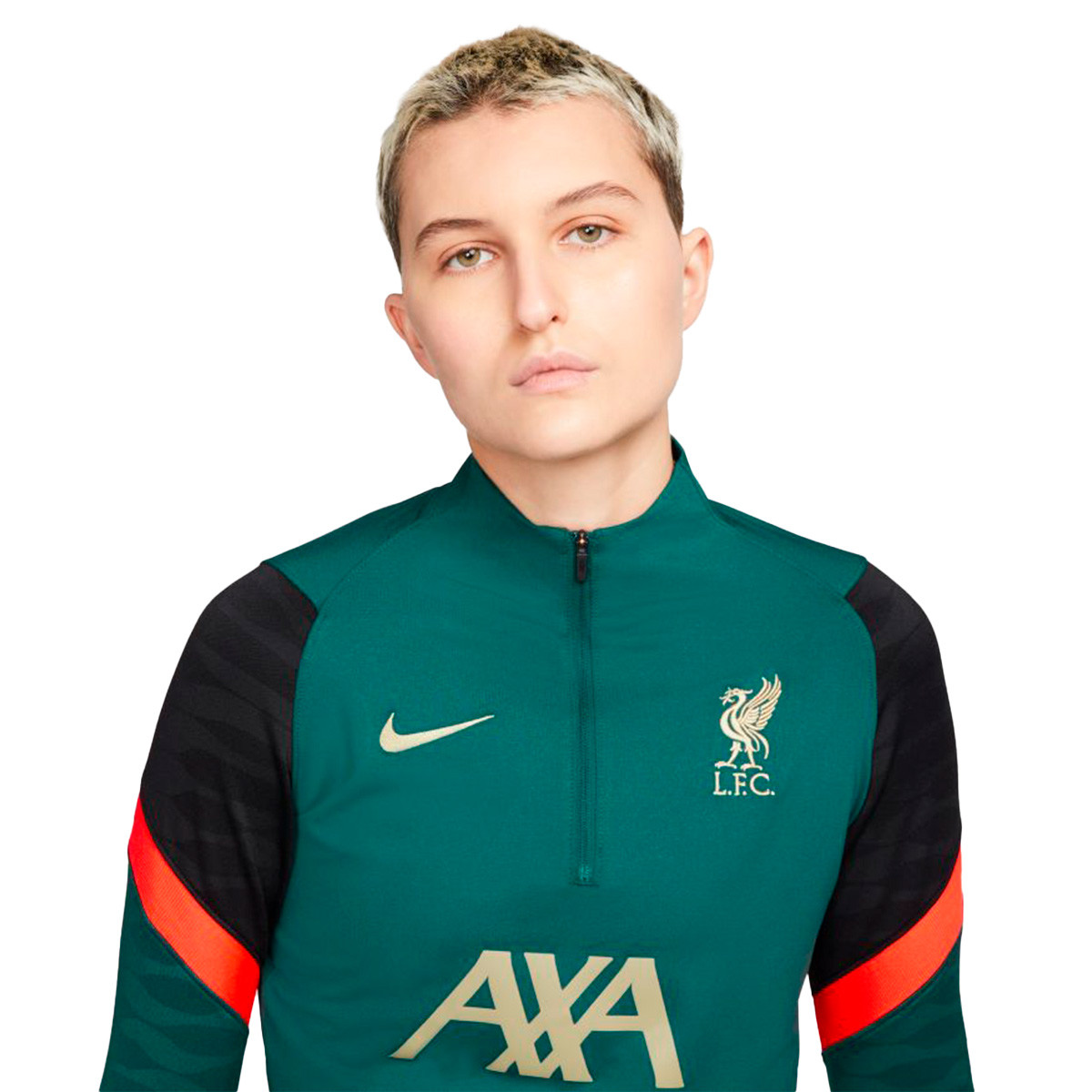 Sudadera Nike Liverpool FC Training 2021-2022 Mujer Dark Atomic Teal-Bright  Crimson - Fútbol Emotion